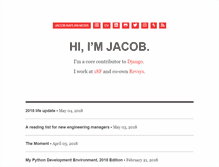 Tablet Screenshot of jacobian.org